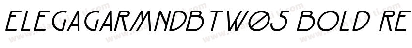 ElegaGarmndBTW05 Bold Regular字体转换